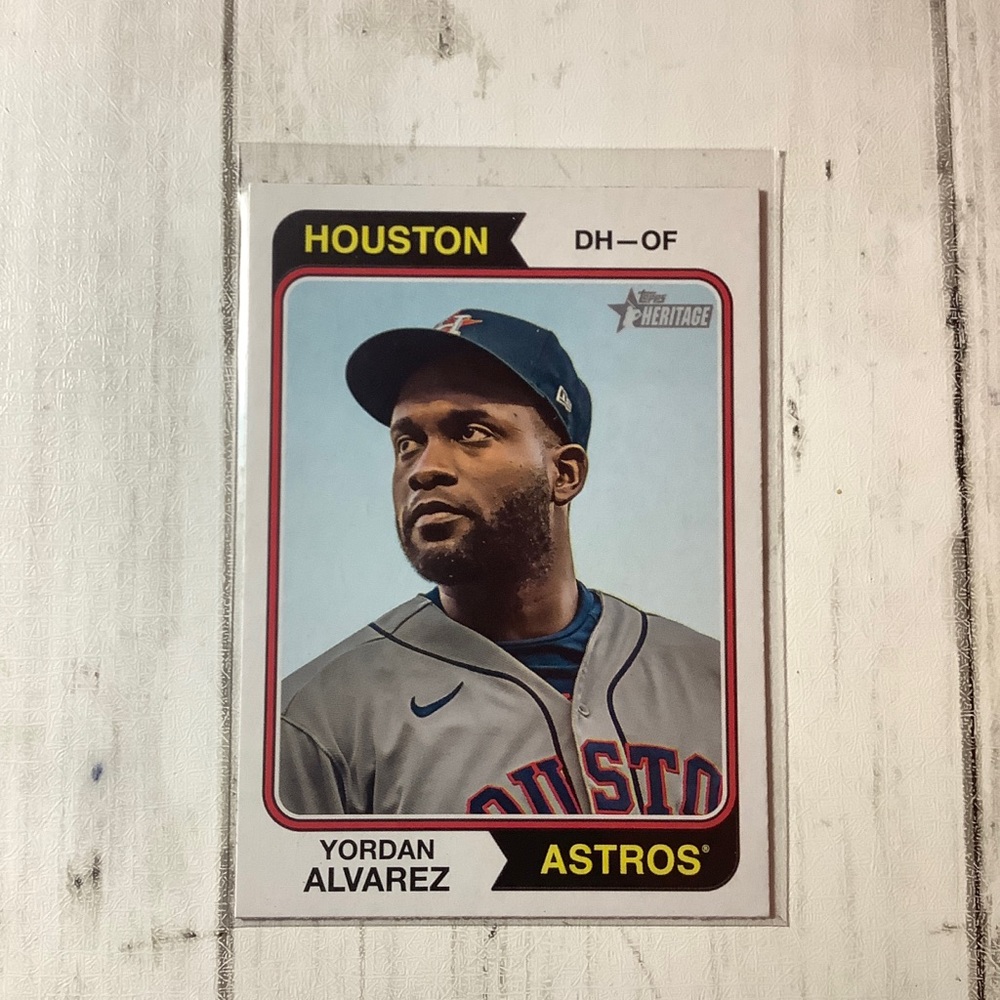 2023 Topps Heritage #304 Yordan Alvarez Houston Astros